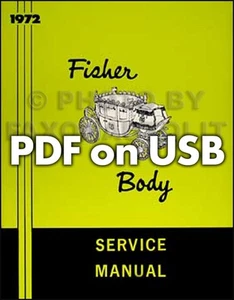 1972 Pontiac USB Shop Manual and Body Repair Set for All Cars - Picture 1 of 3