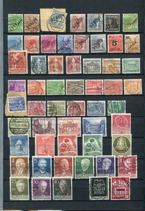 ALEMANIA BERLÍN 1948-57 Colección M&U 100+ Estampillas Gato Alto - Imagen 1 de 2