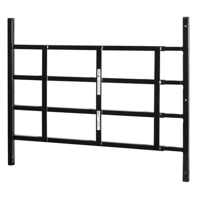 BRANDED Fixed Window Guard 4 Bar Steel Security Grills Home Outdoor Fixtures Use 31-54"