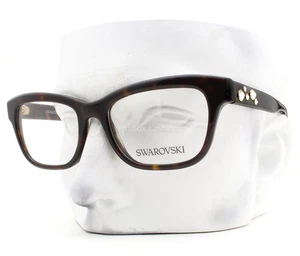 Swarovski Eyeglasses SK 2022 1002 Glasses Gloss Dark Brown Havana 53mm No Case - Picture 1 of 8