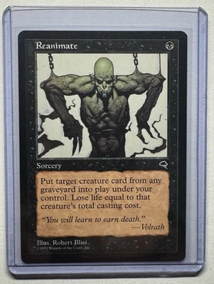Mint Reanimate MTG Card Condition Tempest NM Magic Gathering - Image 1 of 2