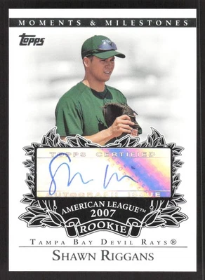 2007 Topps Moments & Milestones #RA-SR Shawn Riggans Rookie Autographs - Image 1 of 2