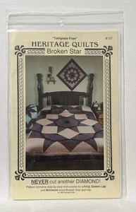 Heritage Quilts #107 Broken Star - Picture 1 of 5