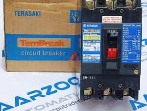 NEW TERASAKI XE100NS 3 POLE 75A TemBreak CIRCUIT BREAKER AC220V DC250V XE100NSP - Picture 1 of 8