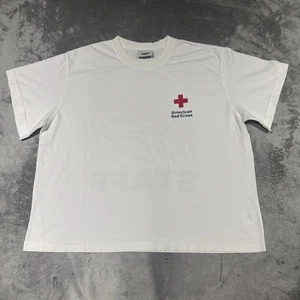 Siegelman Stable x American Red Cross T-Shirt Herren Large weiß Staff Grafik - Bild 1 von 9