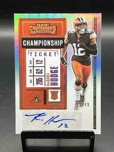 2020 Panini Contenders KhaDarel Hodge #225 Championship Ticket Auto /49 RC - Picture 1 of 2