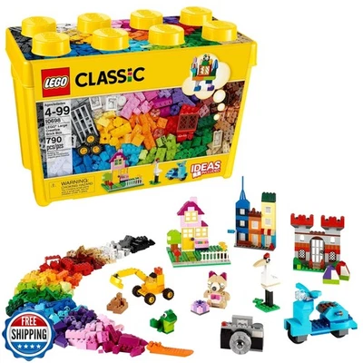 LEGO Classic Large Creative Brick Box 10698 Building Toy Set, Toy Storage Sol - Image 1 of 4