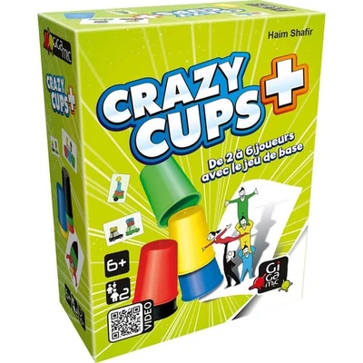- Jeu de Réflexe-Crazy Cups Plus 6 ans to 99 ans AMHCP Bleujaune - Photo 1/4