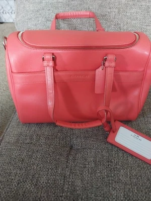 Coach Purse Coral - Image 1 of 4