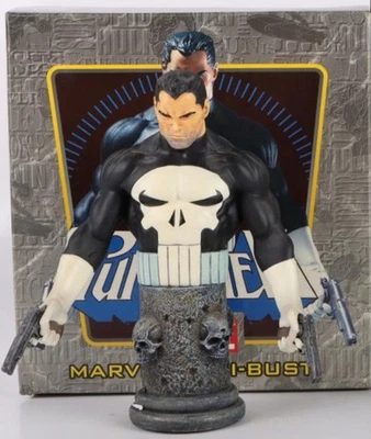 Bowen Designs Marvel 6" Punisher Mini Bust Statue MIB BA295 - Image 1 of 2
