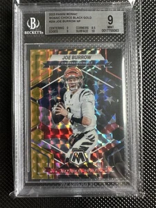 2023 PANINI MOSAICMOSAIC CHOICE BLACK GOLD#254 JOE BURROW 5/8 - Bild 1 von 2