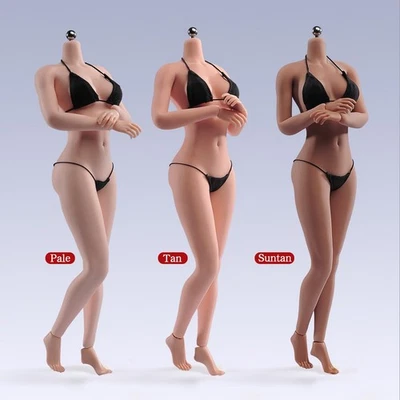 Modelo de figura de acción flexible sin costuras de 12 pulgadas con busto grande de pecho para mujer de EE. UU. 1:6 Foto 1 de 4