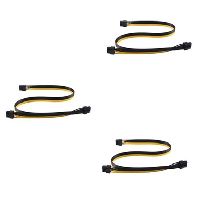 3X PCI-E 8 Pin Stecker zu 8 Pin (6 + 2) Männliches PCI Express Netzteil Kab2626 - Bild 1 von 4