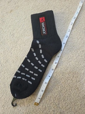 Jordan Retro 12 Black Red Mens Socks Not Sure Of Exact Size Measurement Shown - Image 1 of 4