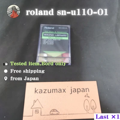 Roland SN-U110-01 ROM Card Sound Library for U-110 U-Series Working  | Free ship - Image 1 of 4