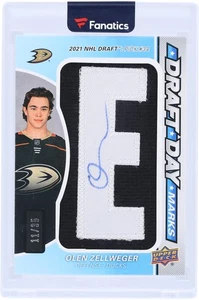 Olen Zellweger Ducks Signed 2024-25 Upper Deck SP #DDM-OZ #11/35 Rookie Card - Picture 1 of 3