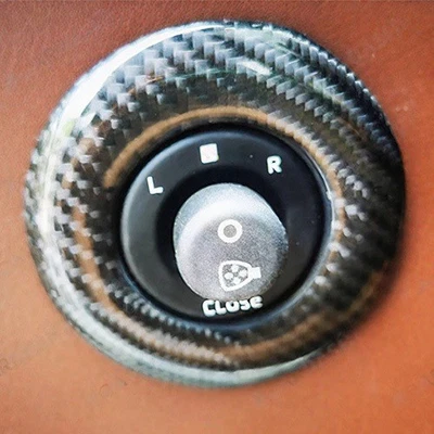Carbon Fiber Side Mirror Control Ring Cover for Maserati GranTurismo GC MC 08-19 - Image 1 of 4