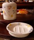 Marjolein Bastin Wildflower Meadow Toothbrush Holder and matching soap dish