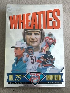 1994 WHEATIES NFL 75th Ann. Collectors Edition FULL/UNOPENED Cereal Box ~ PAYTON - Picture 1 of 4