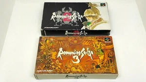 Romancing SaGa 2, 3 set Nintendo SNES Super Famicom Square - Picture 1 of 12