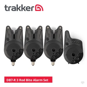 Trakker DB7-R 3 Ruten Bissalarm Set - Karpfen Hecht Bream Tench Stachel Angeltackle - Bild 1 von 8