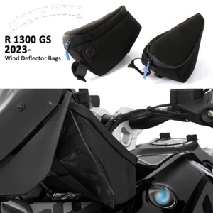Wind Deflector Bags Set Black For BMW R1300GS R 1300 GS R1300 GS 2023 2024 - Picture 1 of 8