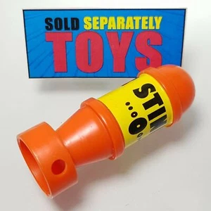 Vtg TMNT Turtle Wagon Blimp STINK O BOMB 1988 vehicle orange weapon accessory A - Picture 1 of 12