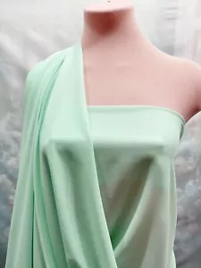 CHIFFON HI MULTI.. SHEER FABRIC MIST GREEN 6110 60" BTY, FORMAL, BRIDESMAIDS - Picture 1 of 1