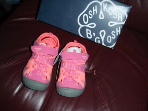 OSH KOSH B'GOSH GIRL TODDLER PINK/MELON SANDAL SZ 10 TODDLER NEW - Picture 1 of 4