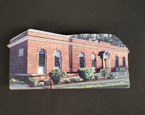 Wooden Shelf Sitter Houston Library South Charleston Ohio Clark County - Picture 1 of 6