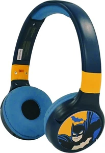 LEXIBOOK Bluetooth Headphones Stereo Wired Wireless Kid Safe Foldable BATMAN - Picture 1 of 6