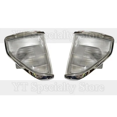 1 par de carcasa de lámpara de esquina delantera para Toyota Land Cruiser LC70LC78LC79 1990-1996 Foto 1 de 4