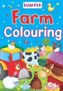 QUALITY A4 CHILDRENS KIDS BOYS GIRLS FARM Colouring Book 96 PGS PERFORATED   - Picture 1 of 5