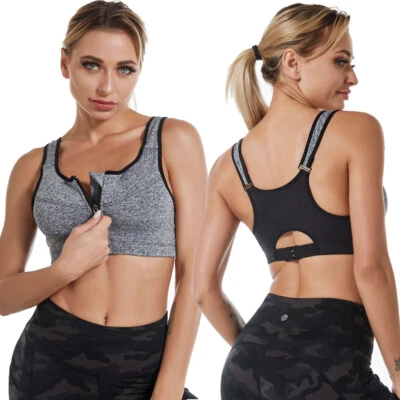 Sujetador Acolchado Deportivo Para Mujer Brasier De Yoga Top Corto De Fitness UR - Image 1 of 4