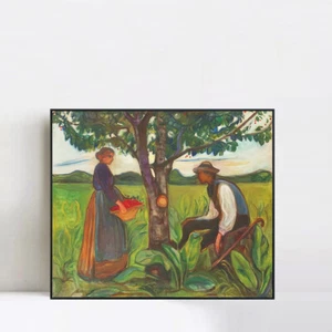 Arte de pared enmarcado Fertilidad por Edvard Munch Hogar Oficina Sala Decoración 20"x24" - Imagen 1 de 8