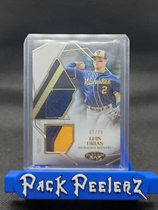 CARTA BASEBALL CERTIFICATA 2022 TOPPS TIER ONE DOPPIA RELIC LUIS URIAS #02/25 - Foto 1 di 2