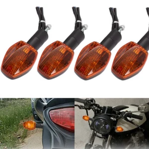4Pcs Amber Turn Signal Indicator Lights For Honda CBF 500 (No ABS) 2004 - 2006 - Picture 1 of 9