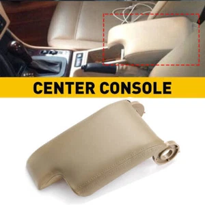 Beige Bracciolo coperchio console centrale montato per BMW E46 3-series 1999-04 - Picture 1 of 8