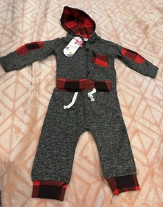 baby boy cloths pants and shirt with hood set - Picture 1 of 4