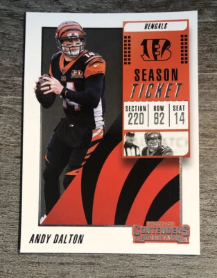 Andy Dalton 2018 Panini Contenders Bengals #78  *C240* - Image 1 of 2