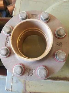 Dielectric Flange 4" C Sweat End Cast Bronze Alloy 125 psi EPCO - Picture 1 of 12