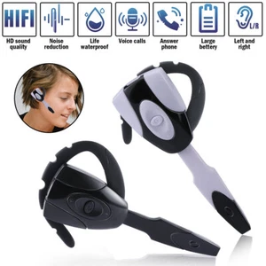 Bluetooth 5.0 Wireless Trucker Headset With Noise Cancelling Mic For Phones PC - Picture 1 of 44