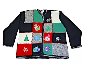 Crystal Kobe Women's XL Ugly CHRISTMAS SWEATER - Picture 1 of 3