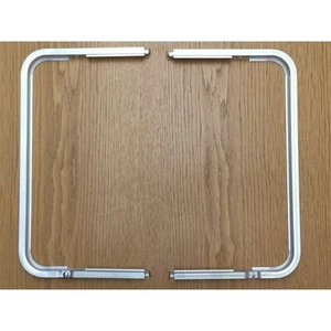 Pair VW T2 Westfalia Side opening 1/4 Quarter Light Frames &Bottom Bracket C9410 - Picture 1 of 1