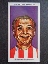 The Sun Soccercards 1978-79 - Stanley Matthews - England #293