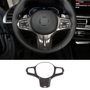 ABS Carbon Steering Wheel Button Frame Cover For BMW 5 6 Series GT/X3/X4 2020-22 - Bild 1 von 9