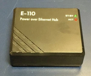 Power Over Ethernet Hub E-110 E110 Ethernet/Power Integrator 48V 0.35A - Photo 1/2