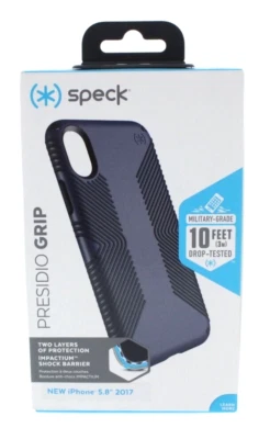 Capa Speck para iPhone XS e iPhone X cinza carvão - Imagem 1 de 4