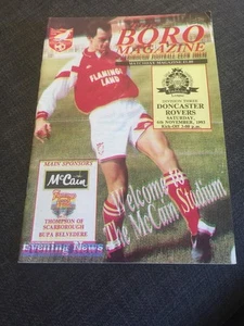 Scarborough V Doncaster Rovers 1993 Soccer/football Programme - Picture 1 of 1