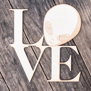 Love Sign - Alien - 11x10 - Picture 1 of 2